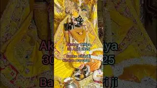 Banke Bihari Ji Charan Darshan 2025 | Akshaya Tritiya Special Darshan | Vrindavan Temple Live
