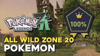 Pokemon Legends Z-A All Wild Zone 20 Pokemon