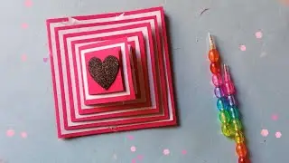 DIY Maze card tutorial || beautiful maze card idea for birthday || handmade card idea