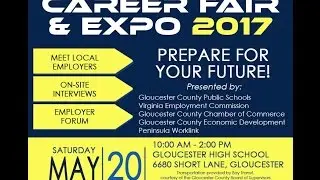 Middle Peninsula Career Fair and Expo - Saturday May 20th