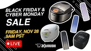 Zojirushi Black Friday Cyber Monday Sale Livestream 2025