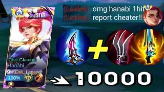 Супер-сборка скорости атаки HANABI META!! 100% взлом скорости 😱!! ТОП-1 в мире HANABI-MLBB (ОБЯЗА...