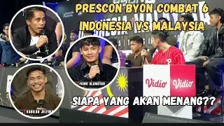 FULL VIDEO PRESSCON BYON COMBAT VOL 6‼️ INDONESIA VS MALAYSIA | BYON COMBAT 6 2025