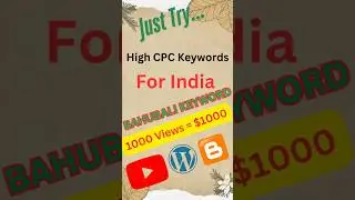 High CPC Keyword For You... #highcpckeywords #highcpc #youtubechannelidea2025 #shorts #shortsfeed