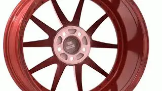 New Niche Sector M213 Candy Red Wheels