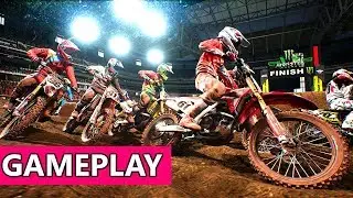 Monster Energy Supercross : The Official Videogame PC Gameplay [60FPS/Ultra Settings]