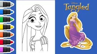 Get Ready to Color Rapunzel from Tangled! Exciting Time-Lapse!