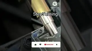step turning lathe step  turning process #shorts