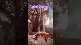 Aerial Chains⛓️ #aerial #dance #fitness #aerialist #youtube #youtubeshorts #fit #dancer #la #chains