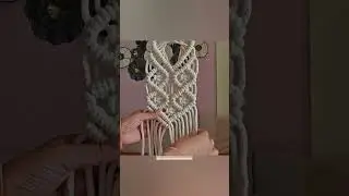 macrame heart wallhanging ❤️ || home decor#shorts #viral#diy