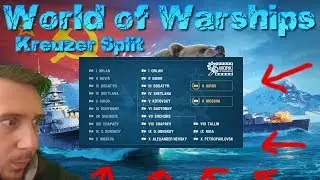 Russischer Kreuzer SPLIT in World of Warships Gameplay auf Deutsch