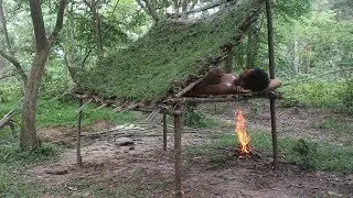 Primitive Technology: Build Bed Shed