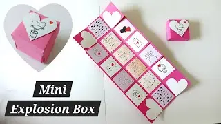 DIY Explosion Box for Your Love: Anniversary Gift Idea