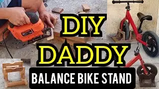 How to make Balance Bike Stand from scrap wood | Tipid Tips | Recycled Materials | DIY DADDY