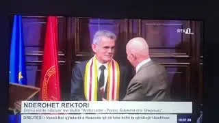Deputy President of the World Peace Committee HE Dr Rabit Sadiku Inauguration Top Figure of Europe
