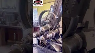 Automatic Steel Wheel Rim Rolling Machine | WDM #shorts
