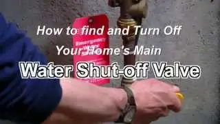 Finding & Turning Off your Home's Water Shut-Off Valve | Roto-Rooter