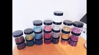 20 Pcs 2 Oz Clear Plastic Round Slime Containers,Plastic Storage Jars with Lids,Refillable Co Review