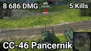 CC-46 Pancernik - 8 686 damage / 5 kill / 2 150 blocked