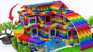 Rainbow Craft House DIY 🌈 | Easy School Project | #DIY #Crafts #RainbowCrafts #usa #house 