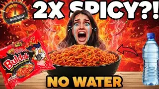 PLEASE NEVER EVER DO THIS CHALLENGE🙏😣😭 buldak 2x spicy