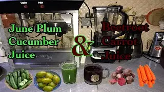 Beetroot Carrot Juice & June Plum Cucumber Juice (Natural)
