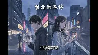 《台北雨不停》🌧️💔 虐心對唱｜失去你之後，我的世界只剩雨季｜原創都市情歌