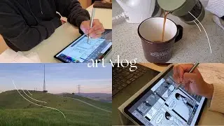 comic storyboard, drawing, & project timeline ✒️ art vlog