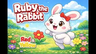 Colors Song for Kids | Red & Yellow Learning Rhyme | Ruby the Rabbit