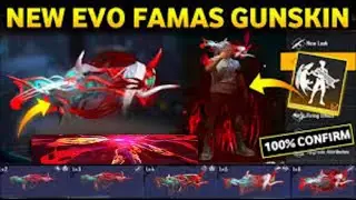 I GOT New Famas Evo Gun | I GOT New  Evo Famas Demonis Gun Skin | Incoming Evo Famas Demonic Skin