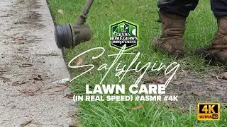 🌿✨BEST ASMR on YouTube!! || Satisfying Lawn Care (in real speed) #asmr #soothing 😌 #relaxing #4K