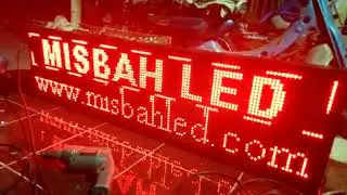 Jual Running Text Merah (Untuk Konter PUlsa)