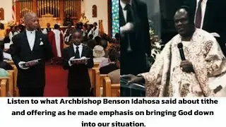 Benson Idahosa: What they don't tell you about tithe and offering 🙇🏿&zwj;♂️#video #fyp #youtube