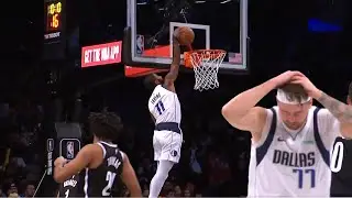 KYRIE IRVING THROWS DOWN 1 HAND ALLEY OOP DUNK VS NETS 😤