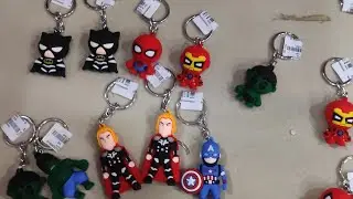 AVENGERS KEYCHAIN TOY | IRONMAN, CAPTAIN AMERICA, SPIDERMAN, BLACK PANTHER, HULK