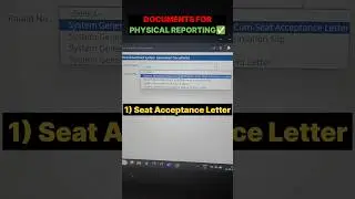 🚨DOCUMENTS Required For JOSAA PHYSICAL REPORTING✅ | Physical Reporting in IIT,NIT,IIIT | JOSAA 2024