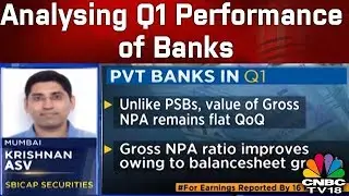 Analysing Q1 Performance of Banks with Krishnan ASV of SBICAP | CNBC TV18