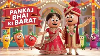 Wedding Dance Fun &ndash; Pankaj Baraat Cartoon | Bharat Ji Dancing | Jumbo Bell Kids