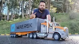 Kenworth t800 Modular a escala 1/20 Radio control  REPLI-CART  sonido motor.