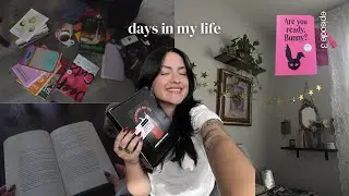 books, plants, coffee, hauls, jewelry, and rain