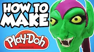 How-To Make THE GREEN GOBLIN!! Play-Doh Surprise Egg With SPIDERMAN!