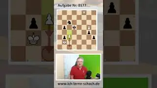 Schachaufgabe Nr. 0177 | #shorts #chess #chesspuzzle