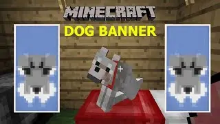 How To make a Dog Banner in Minecraft 🐶*Easy Tutorial*🐶