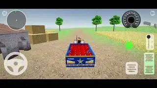 Real Tractor Trolley Sim - Mini Tractor Cargo Loading - Android GamePlay HR5HE