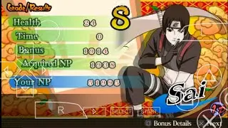 NARUTO ULTIMATE Ninja heroes 3-Sai difficulty (Ultimate)