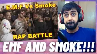 EMF VS SMOKE | FIRST RAP BATTLE REVIEW | #KatReactTrain | REACTION