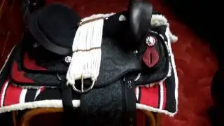 Western Saddle and accessories used twice