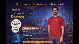 Student Placement Story asTrainee Software Developer| QSpiders | BHUBANESWAR