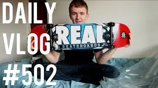 NEW SKATEBOARD UNBOXING! | ItsJamieIRL Daily Vlog #502