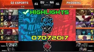 G2 Perkz (Corki)  vs P1 Ryu (Kassadin) Highlights | Rift Rivals EU & NA 2017 Day 3